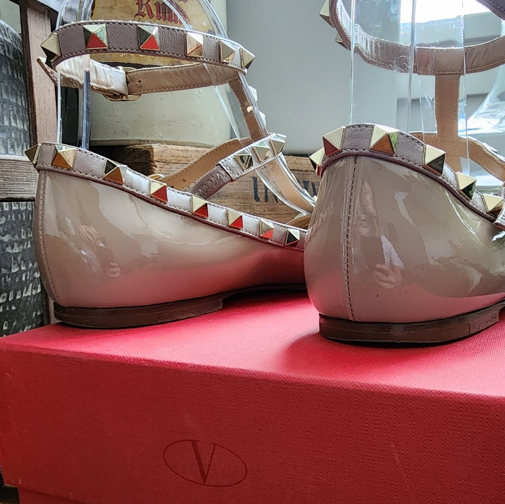 Valentino cream ballet flats - Picture 2 of 4